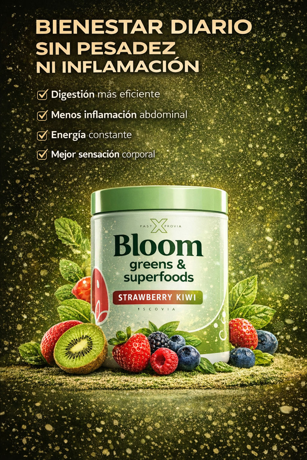 BLOOM™ – Fórmula Anti-Inflamación que devuelve Ligereza a tu Cuerpo