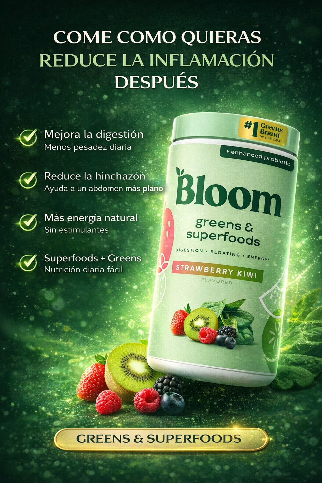 BLOOM™ – Fórmula Anti-Inflamación que devuelve Ligereza a tu Cuerpo