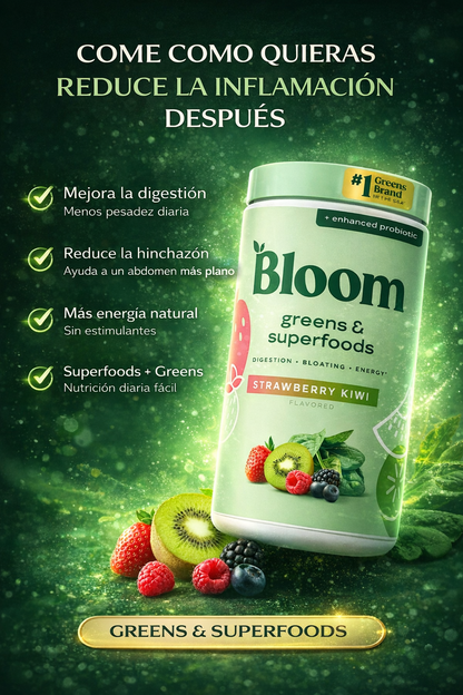 BLOOM™ – Fórmula Anti-Inflamación que devuelve Ligereza a tu Cuerpo