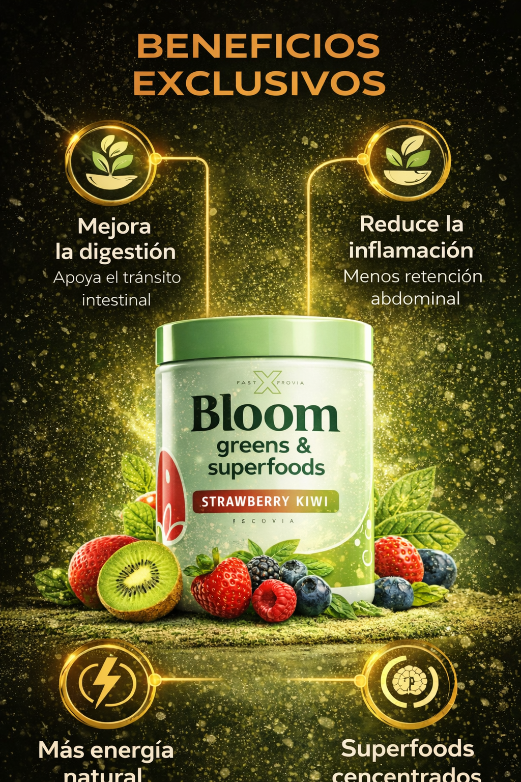 BLOOM™ – Fórmula Anti-Inflamación que devuelve Ligereza a tu Cuerpo